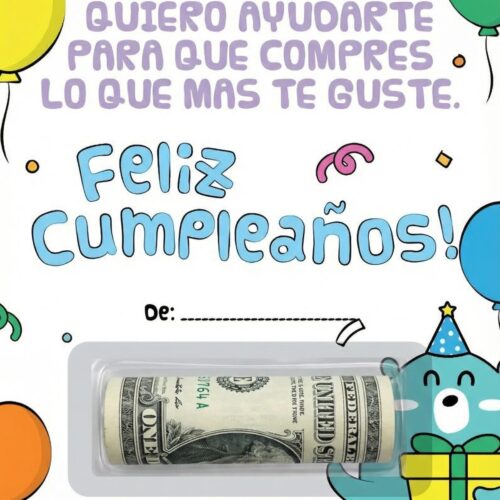tarjeta cumpleanos blanca Cumpleaños